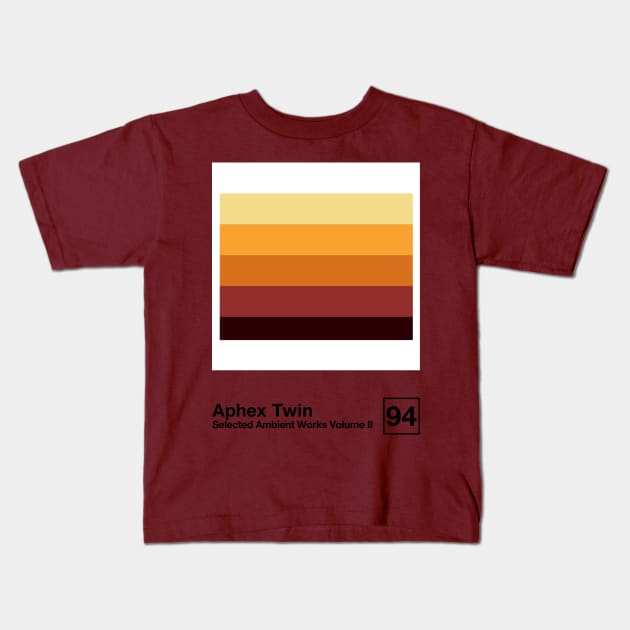 Selected Ambient Works Vol II / Minimal Style Graphic Artwork Kids T-Shirt by saudade